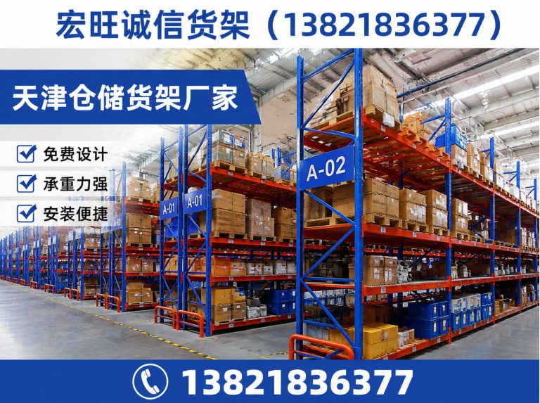 宁河区宏旺诚信货架展示图